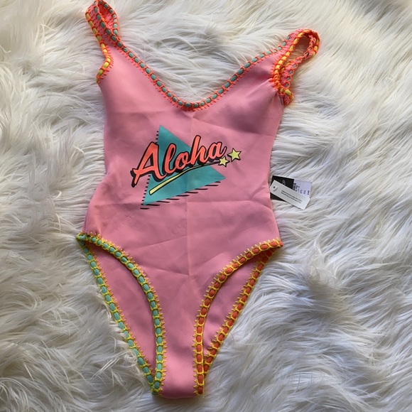 NEW Topshop “Aloha” One Piece - Picture 7 of 10